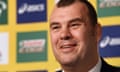 Wallabies rugby union coach Michael Cheika 