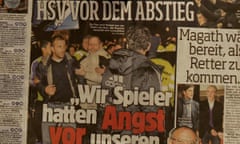 Hamburg captain Rafael van der Vaart in Bild