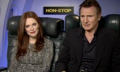 Non-Stop stars Julianne Moore and Liam Neeson