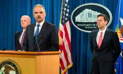 US attorney general Eric Holder