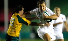 Charlotte Barras of England and Tricia Brown of Australia