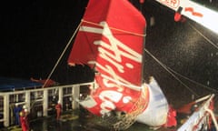 Wreckage from AirAsia flight QZ8501