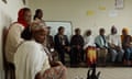 A coffee ceremony to raise awareness of contraception in Ethiopia's capital Addis Ababa