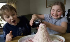 Kids at play in the kitchen