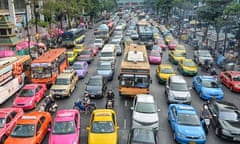 Bangkok traffic jam