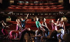 Dancers From The Clod Ensemble Rehearse at Sadlers Wells