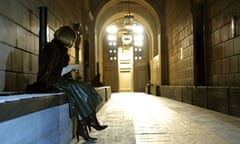 Anna Wintour waits for the start of the Victoria Beckham show at the New York Public Library