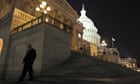 The Capitol in Washington before the midnight deadline for a government shutdown