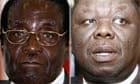 A composite image of (L to R) Robert Mugabe and Morgan Tsvangirai