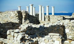 Temple of Apollo in Delos, Greece