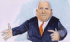 Sketch of John McCain at Republican convention - Steve Bell