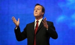 David Cameron addresses Conservative Party Conference, 2008