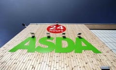 24 hours sign outside Asda