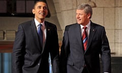 Barack Obama, Stephen Harper, Barack Obama Canada visit