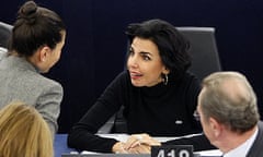 Rachida Dati at the European parliament in Strasbourg