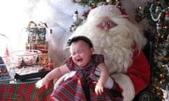 A scary Santa moment.