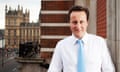 David Cameron, leader of the Conservative Party