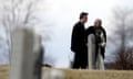 Liam Neeson and Vanessa Redgrave after Natasha Richardson's funeral