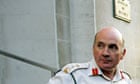 Chief of the General Staff Sir Dannatt speaks to the media outside the MOD in London.