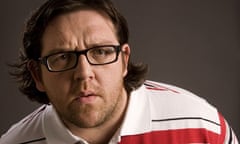 Comic actor Nick Frost 