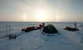 The Catlin Arctic Survey camp in April 2009