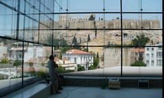 The Parthenon viewed from Athens' new Acropolis Museum