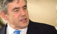 Gordon Brown at Downing Street