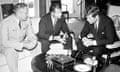 Robert McNamara, centre, then US secretary of defence, dies aged 93