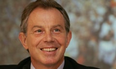 Tony Blair, well known for his 'miracle-tan'
