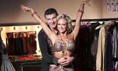 Joe Calzaghe and Kristina Rihanoff contestants on Strictly Come Dancing