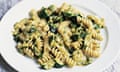 Fusilli with zucchini and butter