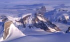 A glacier in Antarctica