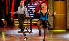 Pamela and James on Strictly Come Dancing