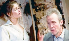 Gemma Arterton and Stephen Dillane in The Master Builder at the Almeida Theatre
