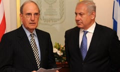 George Mitchell meets Binyamin Netanyahu