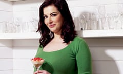 Nigella with cheesecake