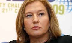 Israel's former foreign minister Tzipi Livni