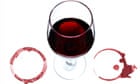 Red wine glass