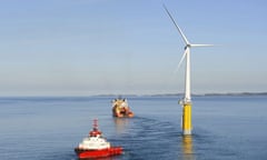 A Hywind floating wind turbine