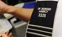 A UK Border Agency worker
