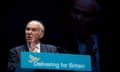 Business secretary Vince Cable addressing the annual Liberal Democrat party conference in Liverpool.