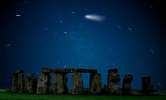 A meteor storm over Stonehenge