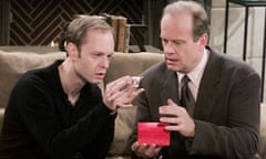 Frasier: David Hyde Pierce as Dr Niles Crane (left) and Kelsey Grammer as Dr Frasier Crane