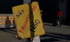 Protest at the finance ministry in Lisbon