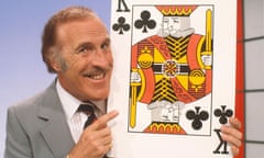 Bruce Forsyth host of ITV gameshow Play Your Cards Right