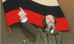 Solzhenitsyn speaking in the Russian Duma after his return from exile in 1994