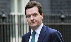 Chancellor George Osborne at Downing Street