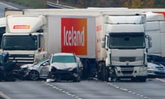 M5 motorway crash