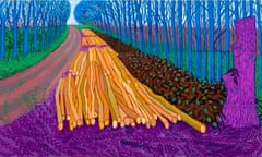 david hockney winter timber