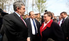 Gordon Brown and Gillian Duffy